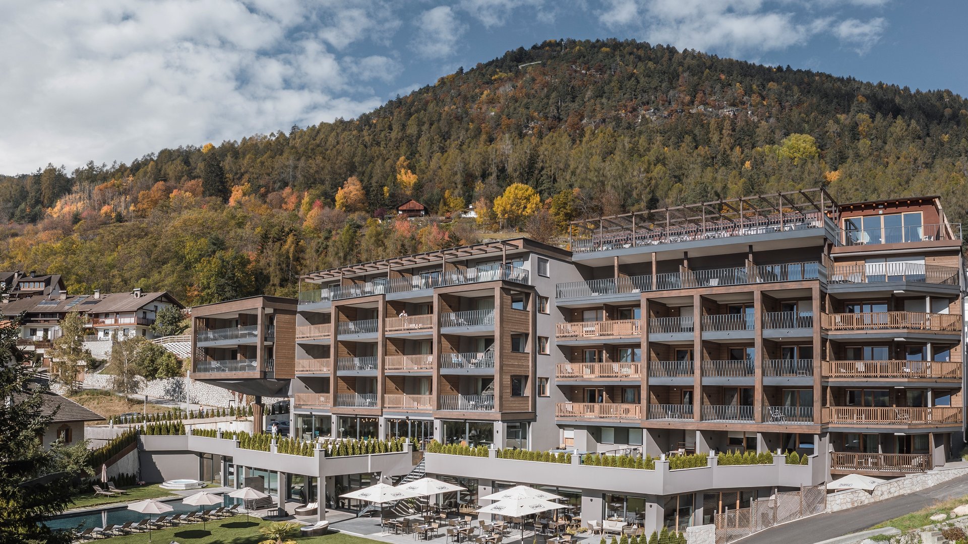Lage unseres Hotels mit Aussicht in Südtirol: Molaris Lodges